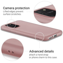 Ladda upp bild till gallerivisning, Moozy Minimalist Series Silicone Case for Samsung S10 Lite, Rose Beige - Matte Finish Slim Soft TPU Cover
