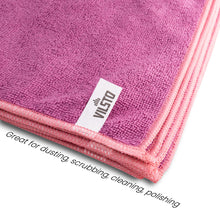 Load image into Gallery viewer, VILSTO Microfibre Cloth, Reusable Lint Free Cloth, Easy Clean Cloth, Window Cleaning, Microfibre Towel Cleaning Supplies, 30x30 cm, 10 Pieces, Purple
