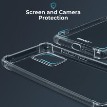 Załaduj obraz do przeglądarki galerii, Moozy Shock Proof Silicone Case for Samsung S10 Lite - Transparent Crystal Clear Phone Case Soft TPU Cover
