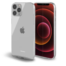 Lade das Bild in den Galerie-Viewer, Moozy 360 Degree Case for iPhone 12, iPhone 12 Pro - Transparent Full body Slim Cover - Hard PC Back and Soft TPU Silicone Front
