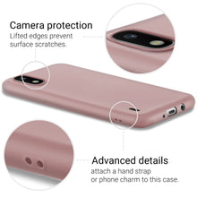 Cargar imagen en el visor de la galería, Moozy Minimalist Series Silicone Case for Samsung A10, Rose Beige - Matte Finish Slim Soft TPU Cover
