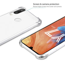 Cargar imagen en el visor de la galería, Moozy Shock Proof Silicone Case for Huawei Y7 2019, Huawei Y7 Prime 2019 - Transparent Crystal Clear Phone Case Soft TPU Cover
