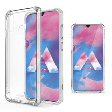 Charger l&#39;image dans la galerie, Moozy Shock Proof Silicone Case for Samsung M30 - Transparent Crystal Clear Phone Case Soft TPU Cover
