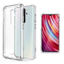 Charger l&#39;image dans la galerie, Moozy Shock Proof Silicone Case for Xiaomi Redmi Note 8 Pro - Transparent Crystal Clear Phone Case Soft TPU Cover
