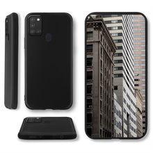 Afbeelding in Gallery-weergave laden, Moozy Lifestyle. Designed for Samsung A21s Case, Black - Liquid Silicone Cover with Matte Finish and Soft Microfiber Lining
