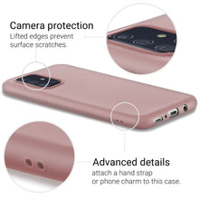 Ladda upp bild till gallerivisning, Moozy Minimalist Series Silicone Case for Samsung A51, Rose Beige - Matte Finish Slim Soft TPU Cover
