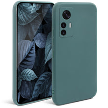 Load image into Gallery viewer, Moozy Minimalist Series Silicone Case for Xiaomi 12 and Xiaomi 12X, Blue Grey - Matte Finish Lightweight Mobile Phone Case Slim Soft Protective TPU Cover with Matte Surface
