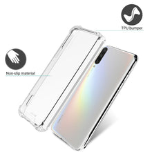 Carica l&#39;immagine nel visualizzatore di Gallery, Moozy Shock Proof Silicone Case for Xiaomi Mi A3 - Transparent Crystal Clear Phone Case Soft TPU Cover
