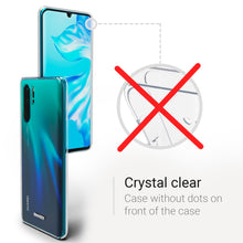 Ladda upp bild till gallerivisning, Moozy 360 Degree Case for Huawei P30 Pro - Full body Front and Back Slim Clear Transparent TPU Silicone Gel Cover
