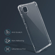 Afbeelding in Gallery-weergave laden, Moozy Shock Proof Silicone Case for Huawei P40 Lite - Transparent Crystal Clear Phone Case Soft TPU Cover
