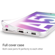 Załaduj obraz do przeglądarki galerii, Moozy 360 Degree Case for Samsung A51 - Transparent Full body Slim Cover - Hard PC Back and Soft TPU Silicone Front
