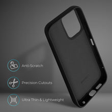 Charger l&#39;image dans la galerie, Moozy Lifestyle. Silicone Case for Samsung A13 4G, Black - Liquid Silicone Lightweight Cover with Matte Finish and Soft Microfiber Lining, Premium Silicone Case
