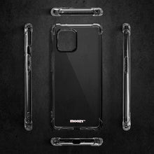 Załaduj obraz do przeglądarki galerii, Moozy Shock Proof Silicone Case for iPhone 12, iPhone 12 Pro - Transparent Crystal Clear Phone Case Soft TPU Cover
