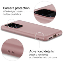 Carica l&#39;immagine nel visualizzatore di Gallery, Moozy Minimalist Series Silicone Case for Samsung S20 Ultra, Rose Beige - Matte Finish Slim Soft TPU Cover
