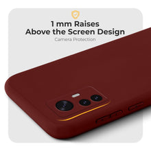 Load image into Gallery viewer, Moozy Minimalist Series Silicone Case for Xiaomi 12 Pro, Wine Red - Matte Finish Lightweight Mobile Phone Case Slim Soft Protective TPU Cover with Matte Surface
