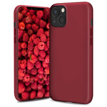Charger l&#39;image dans la galerie, Moozy Lifestyle. Silicone Case for iPhone 13 Mini, Vintage Pink - Liquid Silicone Lightweight Cover with Matte Finish
