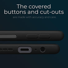 Załaduj obraz do przeglądarki galerii, Moozy Lifestyle. Designed for Xiaomi Redmi Note 10, Redmi Note 10S Case, Black - Liquid Silicone Lightweight Cover with Matte Finish
