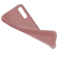 Carica l&#39;immagine nel visualizzatore di Gallery, Moozy Minimalist Series Silicone Case for Samsung A50, Rose Beige - Matte Finish Slim Soft TPU Cover
