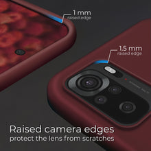 Ladda upp bild till gallerivisning, Moozy Lifestyle. Designed for Xiaomi Redmi Note 10, Redmi Note 10S Case, Vintage Pink - Liquid Silicone Lightweight Cover with Matte Finish
