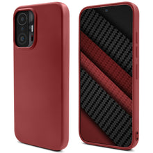 Charger l&#39;image dans la galerie, Moozy Lifestyle. Silicone Case for Xiaomi 11T and 11T Pro, Vintage Pink - Liquid Silicone Lightweight Cover with Matte Finish and Soft Microfiber Lining, Premium Silicone Case
