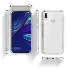 Załaduj obraz do przeglądarki galerii, Moozy Shock Proof Silicone Case for Huawei P Smart 2019, Honor 10 Lite - Transparent Crystal Clear Phone Case Soft TPU Cover
