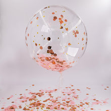 Load image into Gallery viewer, VILSTO Rose Gold Confetti, Table Confetti, Confetti Bags, Rose Gold Tissue Paper Confetti, Rose Gold Decorations, Engagement Wedding, Approx.50 grams
