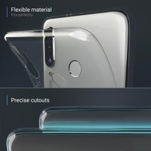 Lade das Bild in den Galerie-Viewer, Moozy 360 Degree Case for Huawei P30 Lite - Full body Front and Back Slim Clear Transparent TPU Silicone Gel Cover
