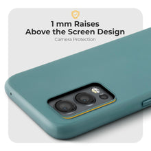 Carica l&#39;immagine nel visualizzatore di Gallery, Moozy Minimalist Series Silicone Case for OnePlus Nord 2, Blue Grey - Matte Finish Lightweight Mobile Phone Case Slim Soft Protective TPU Cover with Matte Surface
