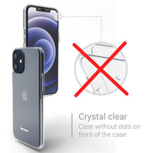 Cargar imagen en el visor de la galería, Moozy 360 Degree Case for iPhone 12 mini - Full body Front and Back Slim Clear Transparent TPU Silicone Gel Cover
