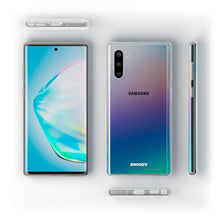 Load image into Gallery viewer, Moozy 360 Degree Case for Samsung Note 10 - Full body Front and Back Slim Clear Transparent TPU Silicone Gel Cover
