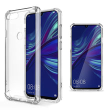 Afbeelding in Gallery-weergave laden, Moozy Shock Proof Silicone Case for Huawei P Smart 2019, Honor 10 Lite - Transparent Crystal Clear Phone Case Soft TPU Cover
