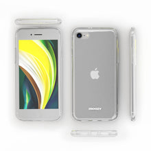 Załaduj obraz do przeglądarki galerii, Moozy 360 Degree Case for iPhone SE 2020, iPhone 8, iPhone 7 - Full body Front and Back Slim Clear Transparent TPU Silicone Gel Cover
