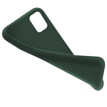Cargar imagen en el visor de la galería, Moozy Minimalist Series Silicone Case for Samsung A71, Midnight Green - Matte Finish Slim Soft TPU Cover
