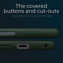 Charger l&#39;image dans la galerie, Moozy Lifestyle. Case for Xiaomi Redmi Note 9S, Redmi Note 9 Pro, Dark Green - Liquid Silicone Cover with Matte Finish and Soft Microfiber Lining
