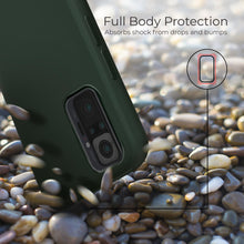 Załaduj obraz do przeglądarki galerii, Moozy Lifestyle. Silicone Case for Xiaomi Redmi Note 10 Pro, Redmi Note 10 Pro Max, Dark Green - Liquid Silicone Lightweight Cover with Matte Finish
