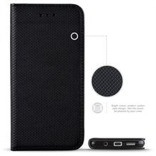 Załaduj obraz do przeglądarki galerii, Moozy Case Flip Cover for Samsung A51, Black - Smart Magnetic Flip Case with Card Holder and Stand
