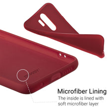 Załaduj obraz do przeglądarki galerii, Moozy Lifestyle. Designed for Xiaomi Redmi Note 8 Pro Case, Vintage Pink - Liquid Silicone Cover with Matte Finish and Soft Microfiber Lining
