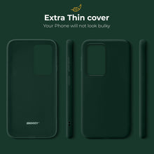 Charger l&#39;image dans la galerie, Moozy Minimalist Series Silicone Case for Samsung S22 Ultra, Midnight Green - Matte Finish Lightweight Mobile Phone Case Slim Soft Protective TPU Cover with Matte Surface
