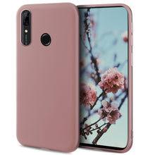 Afbeelding in Gallery-weergave laden, Moozy Minimalist Series Silicone Case for Huawei P Smart Z and Honor 9X, Rose Beige - Matte Finish Slim Soft TPU Cover
