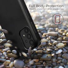 Charger l&#39;image dans la galerie, Moozy Lifestyle. Silicone Case for Samsung A32 5G, Black - Liquid Silicone Lightweight Cover with Matte Finish
