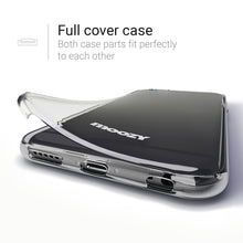 Załaduj obraz do przeglądarki galerii, Moozy 360 Degree Case for iPhone 6s, iPhone 6 - Full body Front and Back Slim Clear Transparent TPU Silicone Gel Cover
