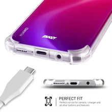 Załaduj obraz do przeglądarki galerii, Moozy Shock Proof Silicone Case for Huawei P20 Lite 2019 - Transparent Crystal Clear Phone Case Soft TPU Cover

