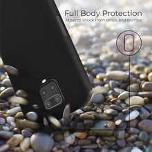Ladda upp bild till gallerivisning, Moozy Lifestyle. Designed for Xiaomi Redmi Note 9S, Redmi Note 9 Pro Case, Black - Liquid Silicone Cover with Matte Finish and Soft Microfiber Lining
