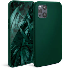Ladda upp bild till gallerivisning, Moozy Minimalist Series Silicone Case for Oppo Find X3 Pro, Midnight Green - Matte Finish Lightweight Mobile Phone Case Slim Soft Protective TPU Cover with Matte Surface
