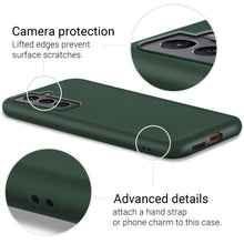 Carica l&#39;immagine nel visualizzatore di Gallery, Moozy Minimalist Series Silicone Case for Samsung S21, Samsung S21 5G, Midnight Green - Matte Finish Slim Soft TPU Cover
