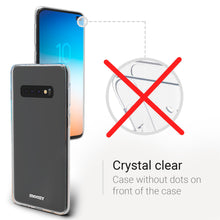 Charger l&#39;image dans la galerie, Moozy 360 Degree Case for Samsung S10 Plus - Full body Front and Back Slim Clear Transparent TPU Silicone Gel Cover

