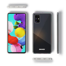 Carica l&#39;immagine nel visualizzatore di Gallery, Moozy 360 Degree Case for Samsung A51 - Full body Front and Back Slim Clear Transparent TPU Silicone Gel Cover
