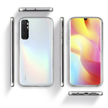 Load image into Gallery viewer, Moozy 360 Degree Case for Xiaomi Mi Note 10 Lite - Transparent Full body Slim Cover - Hard PC Back and Soft TPU Silicone Front
