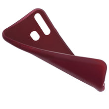 Cargar imagen en el visor de la galería, Moozy Minimalist Series Silicone Case for Huawei P Smart Plus 2019 and Honor 20 Lite, Wine Red - Matte Finish Slim Soft TPU Cover

