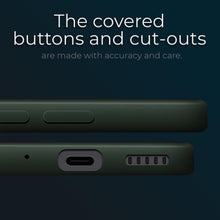 Załaduj obraz do przeglądarki galerii, Moozy Lifestyle. Silicone Case for Samsung A32 5G, Dark Green - Liquid Silicone Lightweight Cover with Matte Finish

